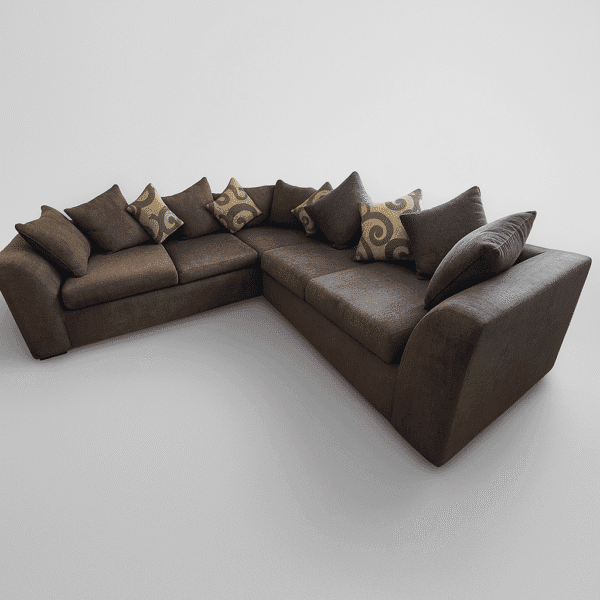 barcelona dual arm corner sofa
