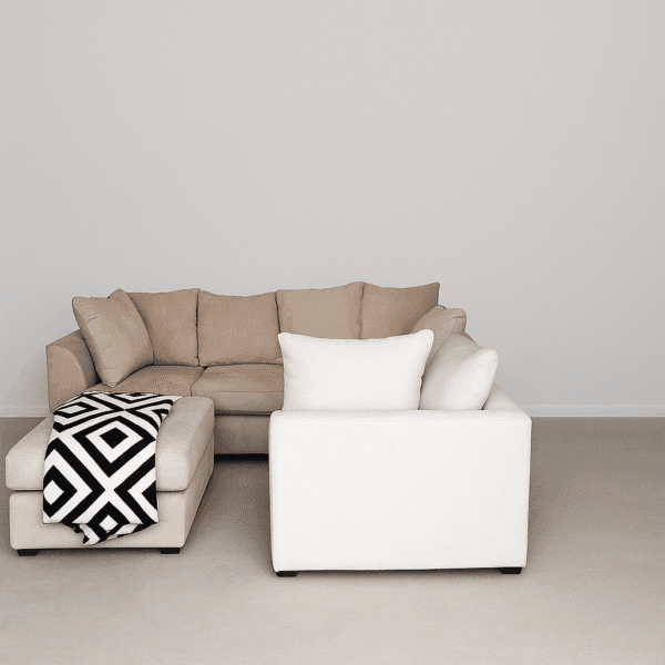 kensington dual arm corner sofa