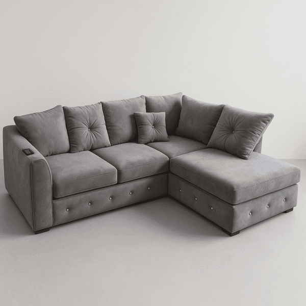 plus single arm corner sofa