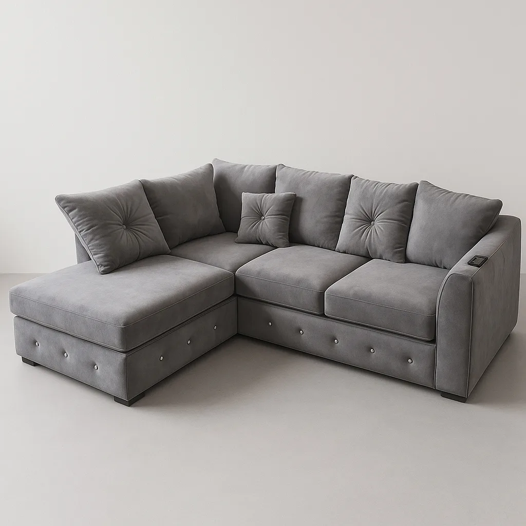 plus single arm corner sofa