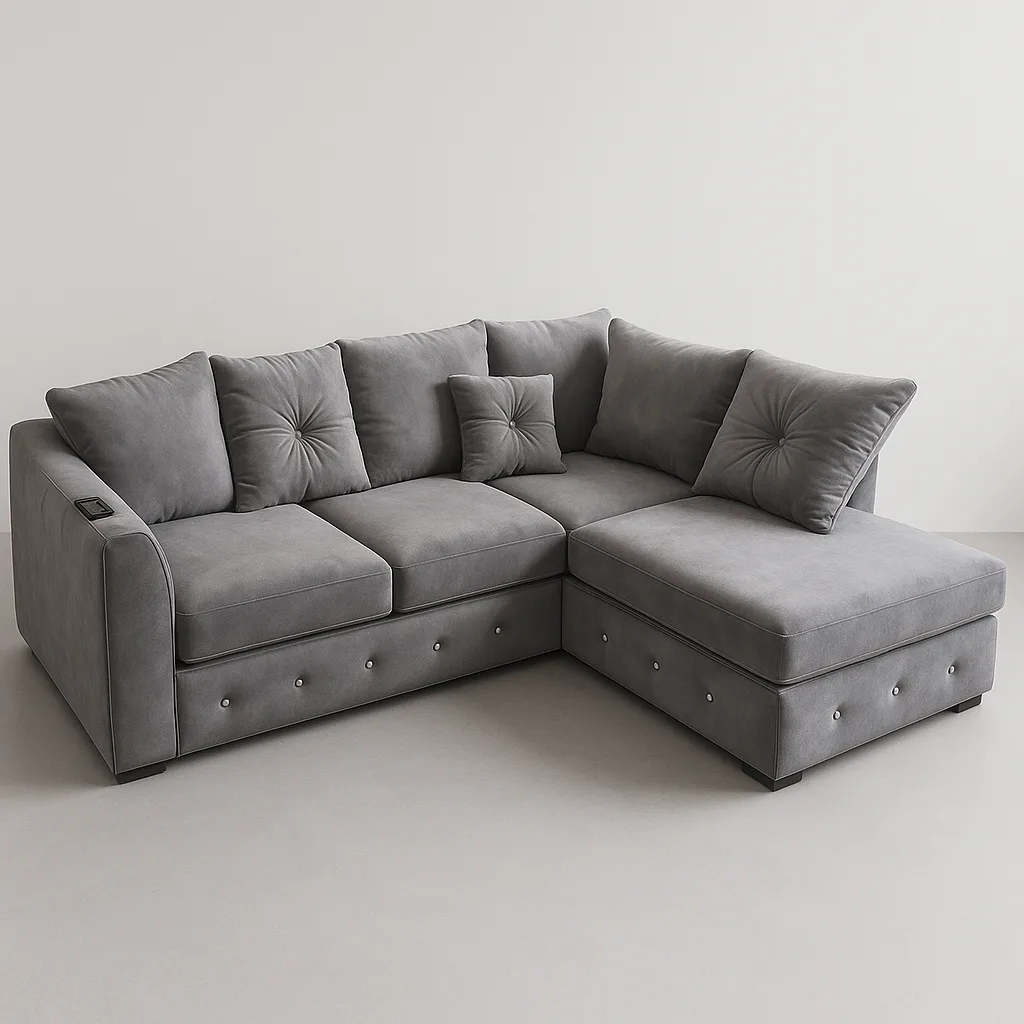 plus single arm corner sofa