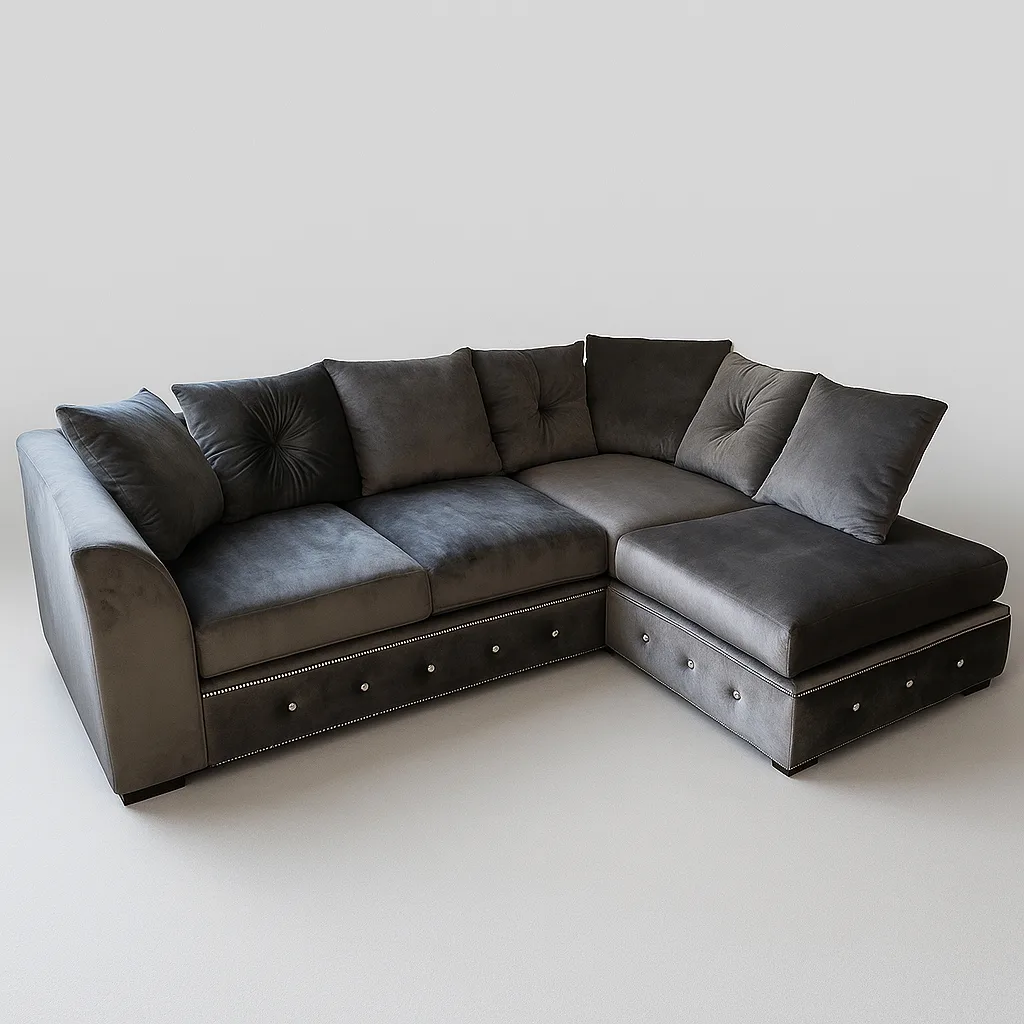 plus single arm corner sofa