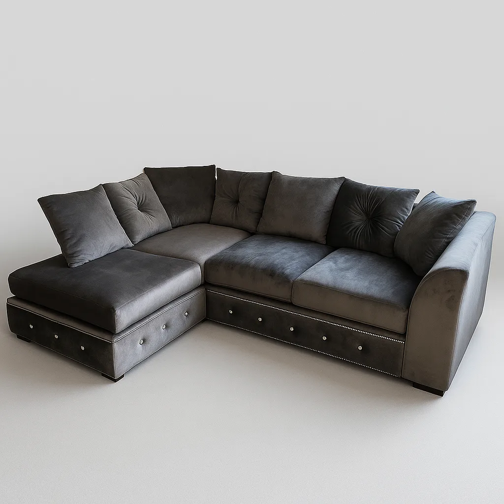 plus single arm corner sofa