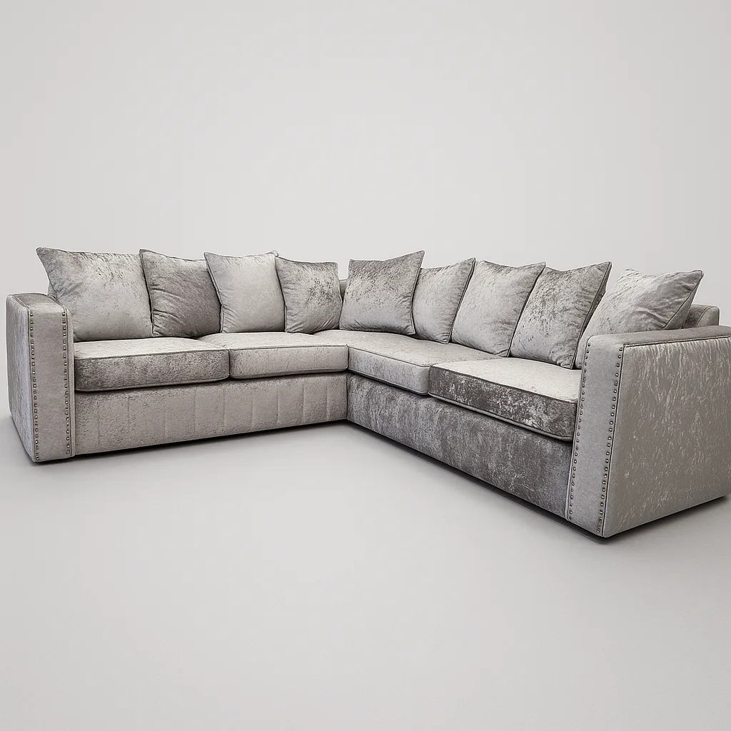 maya dual arm corner sofa