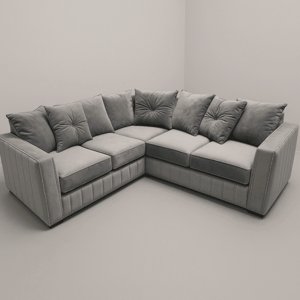 maya dual arm corner sofa