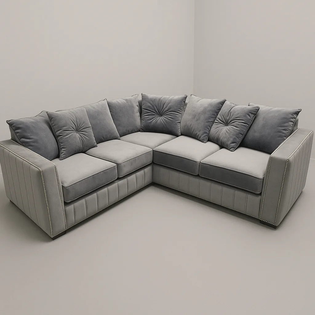 maya dual arm corner sofa