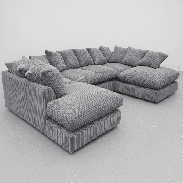 u shape sofa