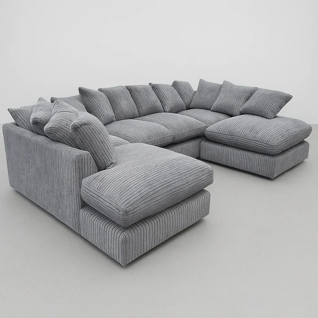 u shape sofa