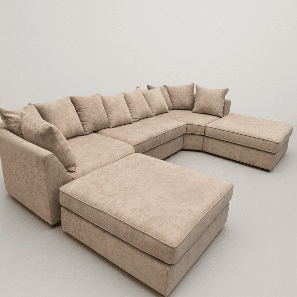u shape sofa