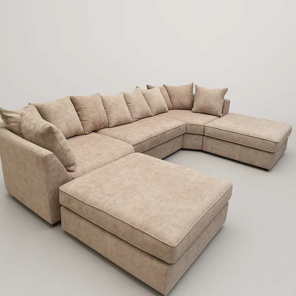 u shape sofa