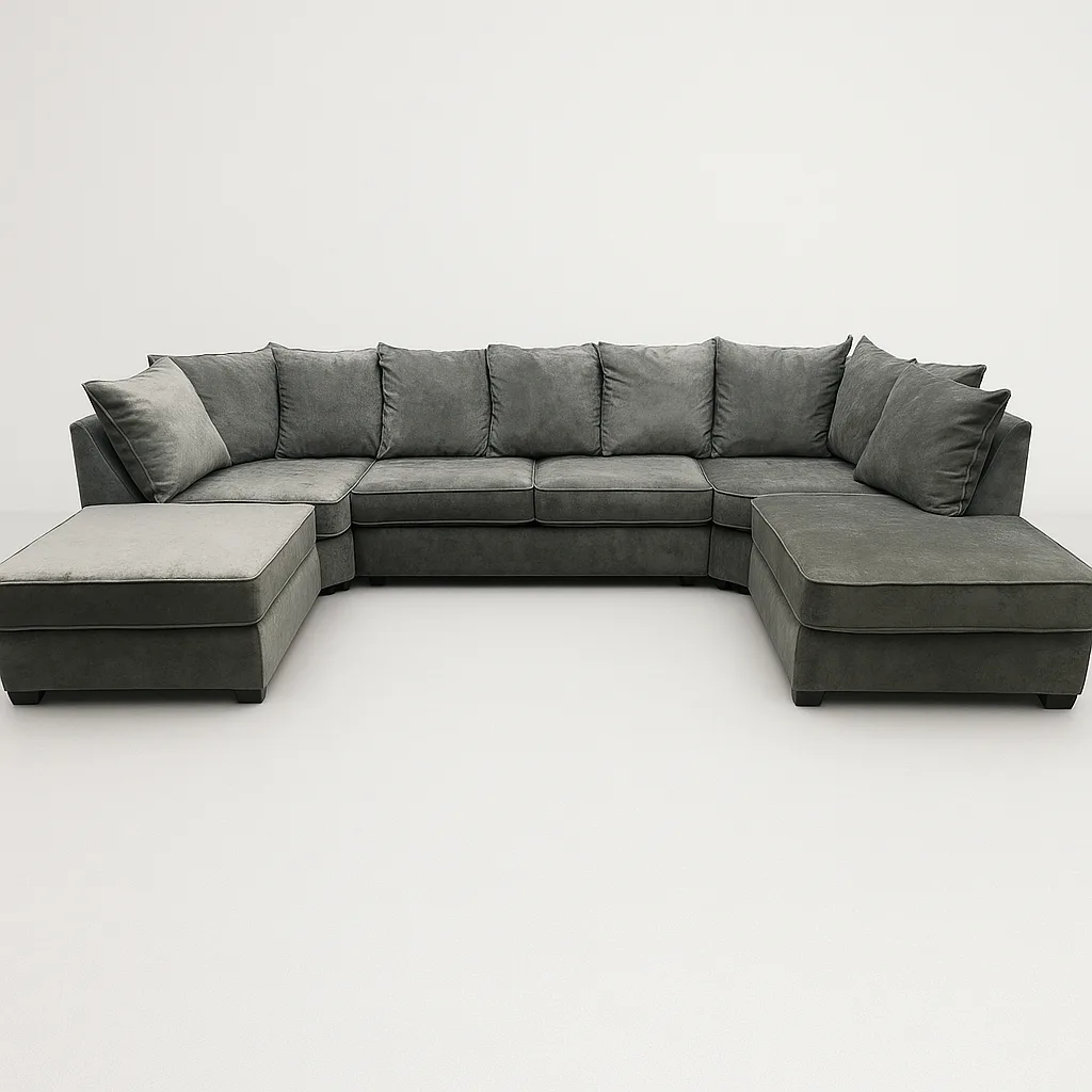 u shape sofa