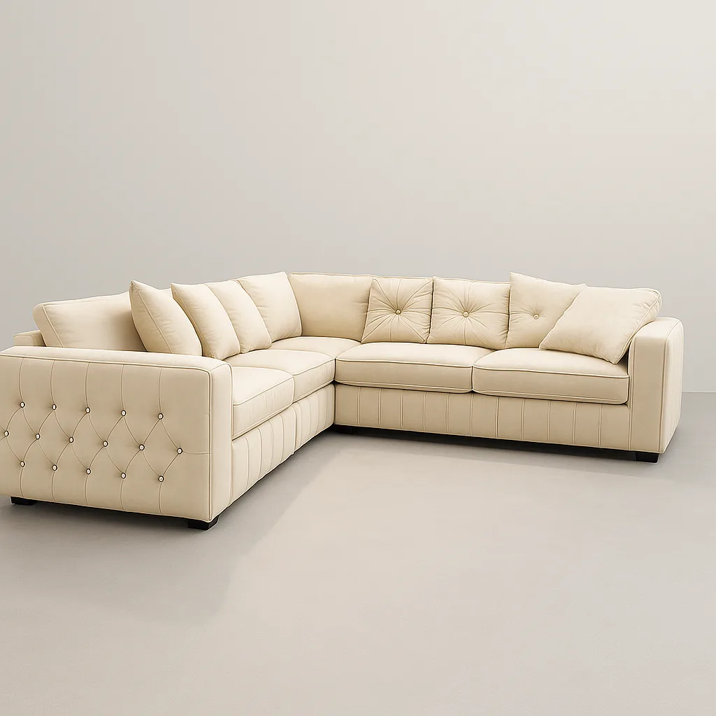 diamante corner sofa