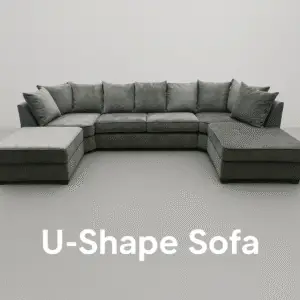 U shape sofa