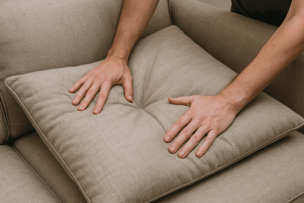 fabric sofa