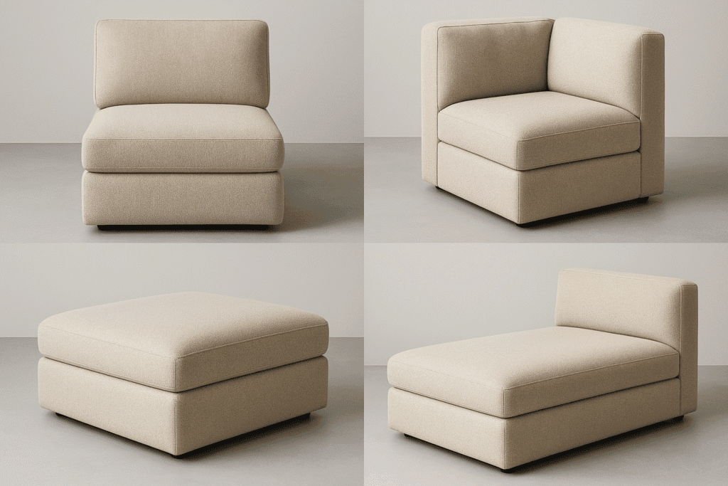 Modular sofas